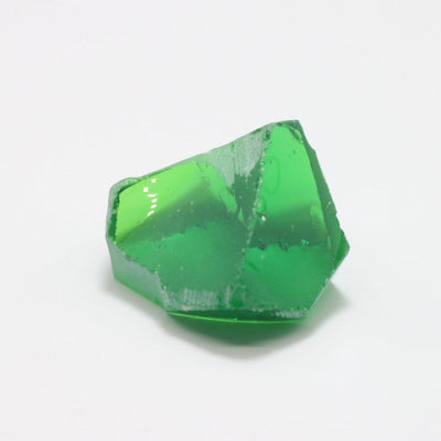 Nanosital Simulated Tsavorite Lab Created Faceting Rough for Gem Cutting - #A-3855 - Various Sizes #BEGIN