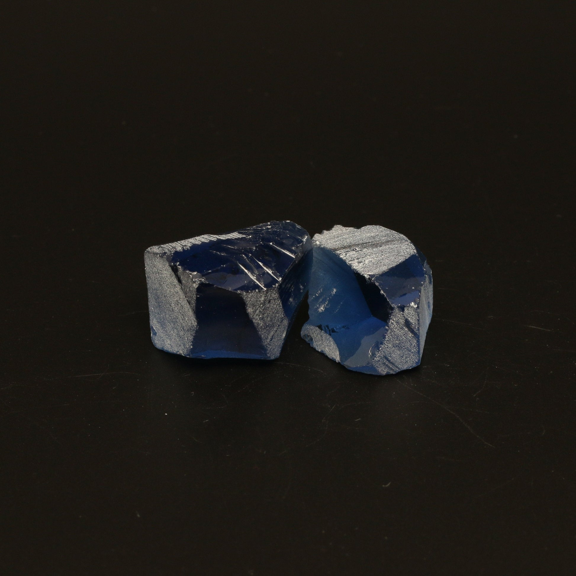 UV Reactive Nanosital #A-8002 Lab Created Faceting Rough for Gem Cutting - Various Sizes #BEGIN