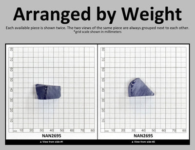 UV Reactive Nanosital #A-8002 Lab Created Faceting Rough for Gem Cutting - Various Sizes #BEGIN