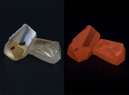 UV Reactive Nanosital #E-275 Lab Created Faceting Rough for Gem Cutting - Various Sizes #BEGIN