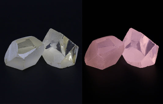 UV Reactive Nanosital #E-377 Lab Created Faceting Rough for Gem Cutting - Various Sizes #BEGIN