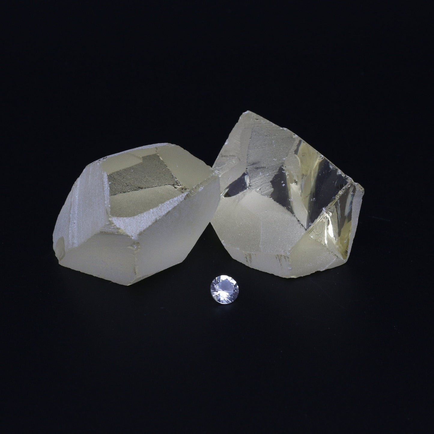 UV Reactive Nanosital #E-377 Lab Created Faceting Rough for Gem Cutting - Various Sizes #BEGIN