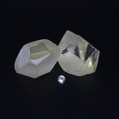 UV Reactive Nanosital #E-377 Lab Created Faceting Rough for Gem Cutting - Various Sizes #BEGIN