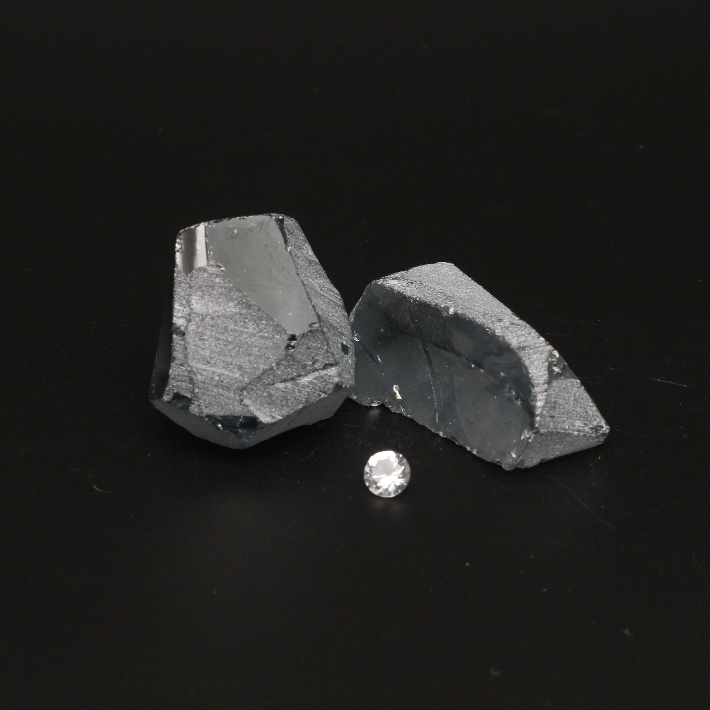 UV Reactive Nanosital #E-441 Lab Created Faceting Rough for Gem Cutting - Various Sizes #BEGIN