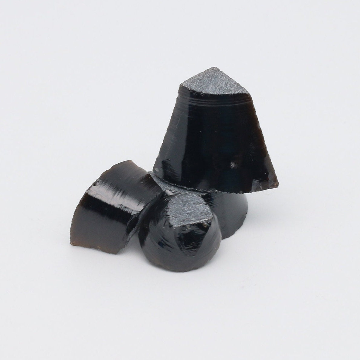 Very Dark Brown YAG Cr4+:YAG Faceting Rough for Gem Cutting - Various Sizes #BEGIN