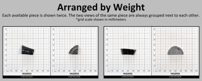 Very Dark Brown YAG Cr4+:YAG Faceting Rough for Gem Cutting - Various Sizes #BEGIN