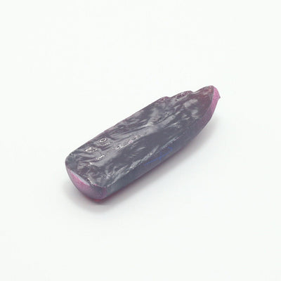 Very Dark Ruby Red #9 Lab Created Corundum Sapphire Faceting Rough for Gem Cutting - Various Sizes - Split Boule #BEGIN