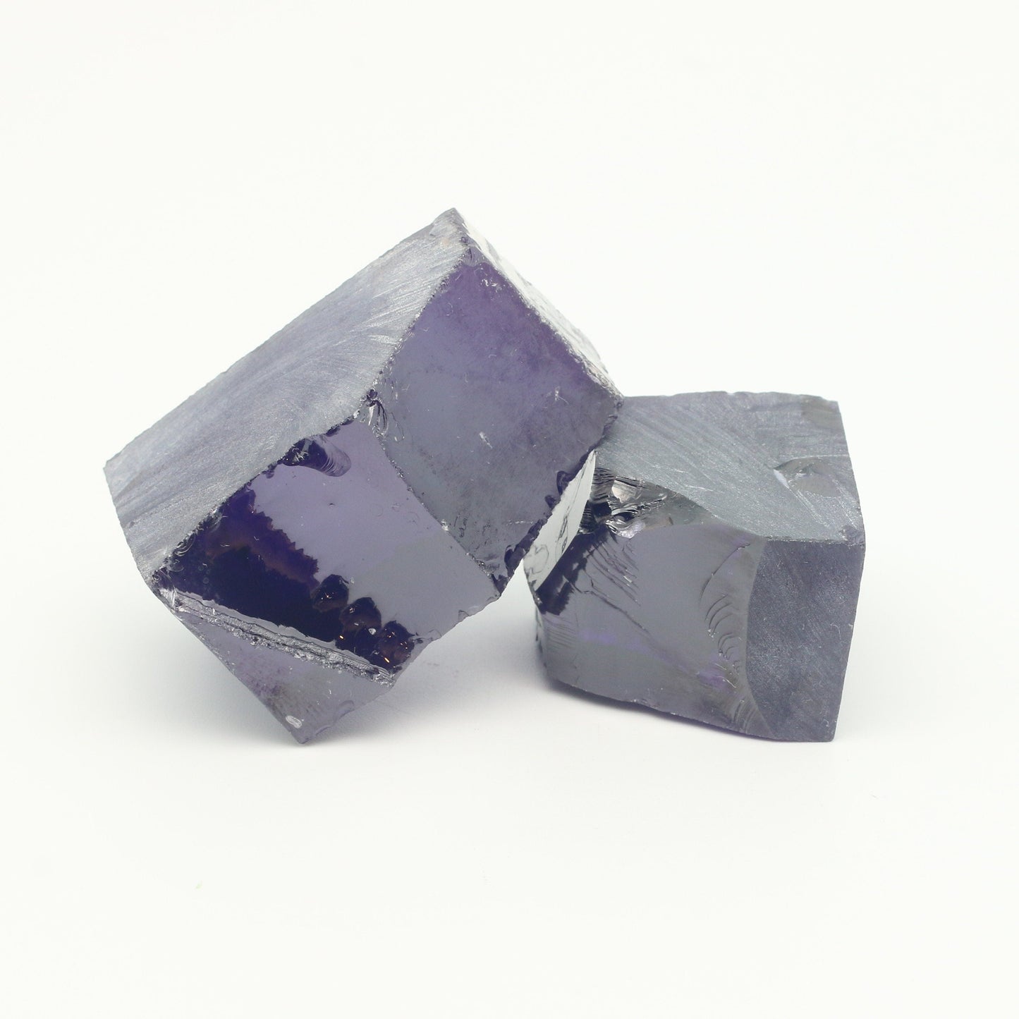 Violet Cubic Zirconia Faceting Rough for Gem Cutting - Various Sizes #BEGIN