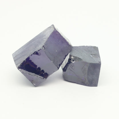 Violet Cubic Zirconia Faceting Rough for Gem Cutting - Various Sizes #BEGIN