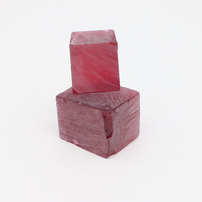 Nanosital Simulated Vivid Pink Lab Created Faceting Rough for Gem Cutting - #TB-9 - Various Sizes #BEGIN