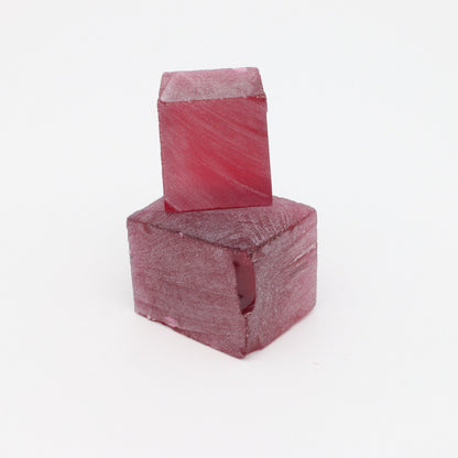 Nanosital Simulated Vivid Pink Lab Created Faceting Rough for Gem Cutting - #TB-9 - Various Sizes #BEGIN