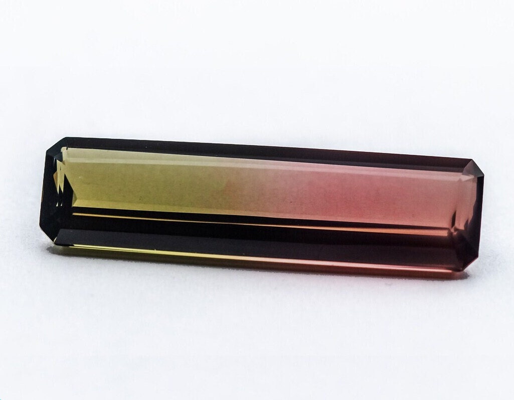 Nanosital Simulated Watermelon Tourmaline (New Style)  Lab Created Faceting Rough for Gem Cutting -Various Sizes #BEGIN