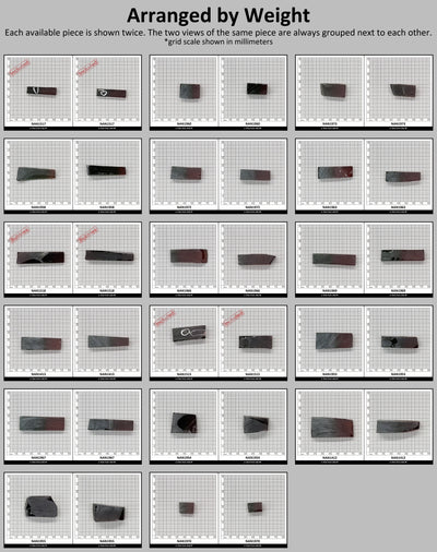 Nanosital Simulated Watermelon Tourmaline (New Style)  Lab Created Faceting Rough for Gem Cutting -Various Sizes #BEGIN