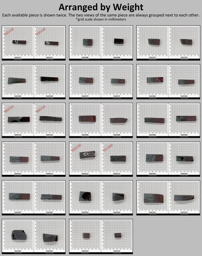 Nanosital Simulated Watermelon Tourmaline (New Style)  Lab Created Faceting Rough for Gem Cutting -Various Sizes #BEGIN