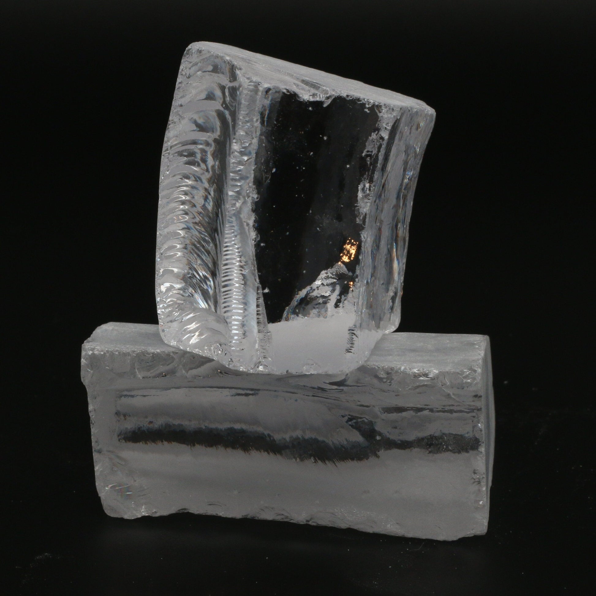 White Cubic Zirconia Faceting Rough for Gem Cutting - Various Sizes : #BEGIN