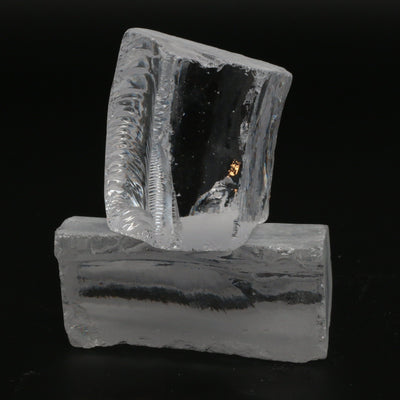 White Cubic Zirconia Faceting Rough for Gem Cutting - Various Sizes : #BEGIN