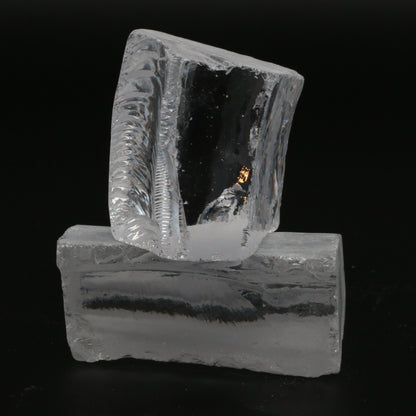 White Cubic Zirconia Faceting Rough for Gem Cutting - Various Sizes : #BEGIN