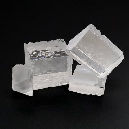 Clear Hydrothermal Synthetic Quartz - Lab Created Faceting Rough : #BEGIN