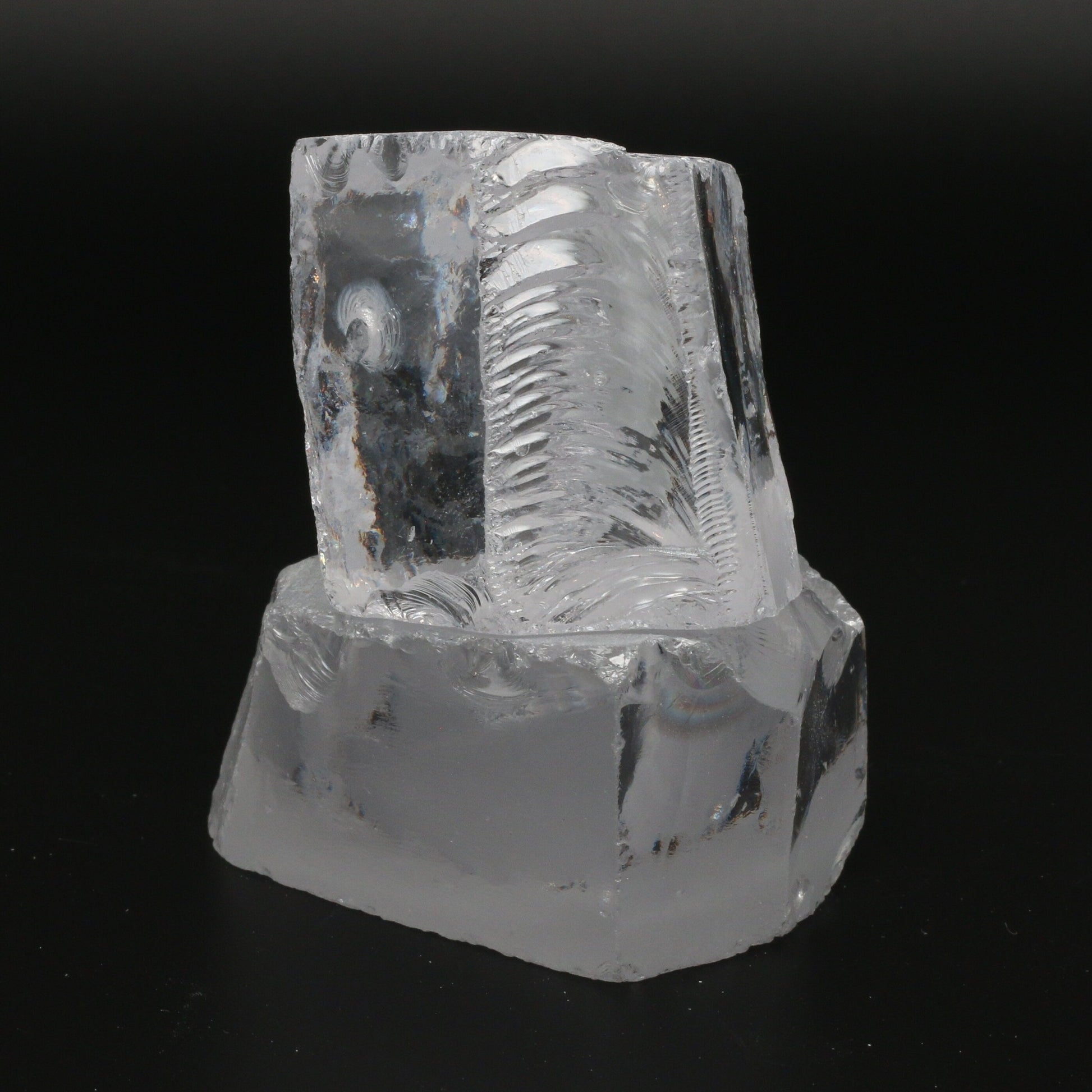 White Cubic Zirconia Faceting Rough for Gem Cutting - Various Sizes : #BEGIN