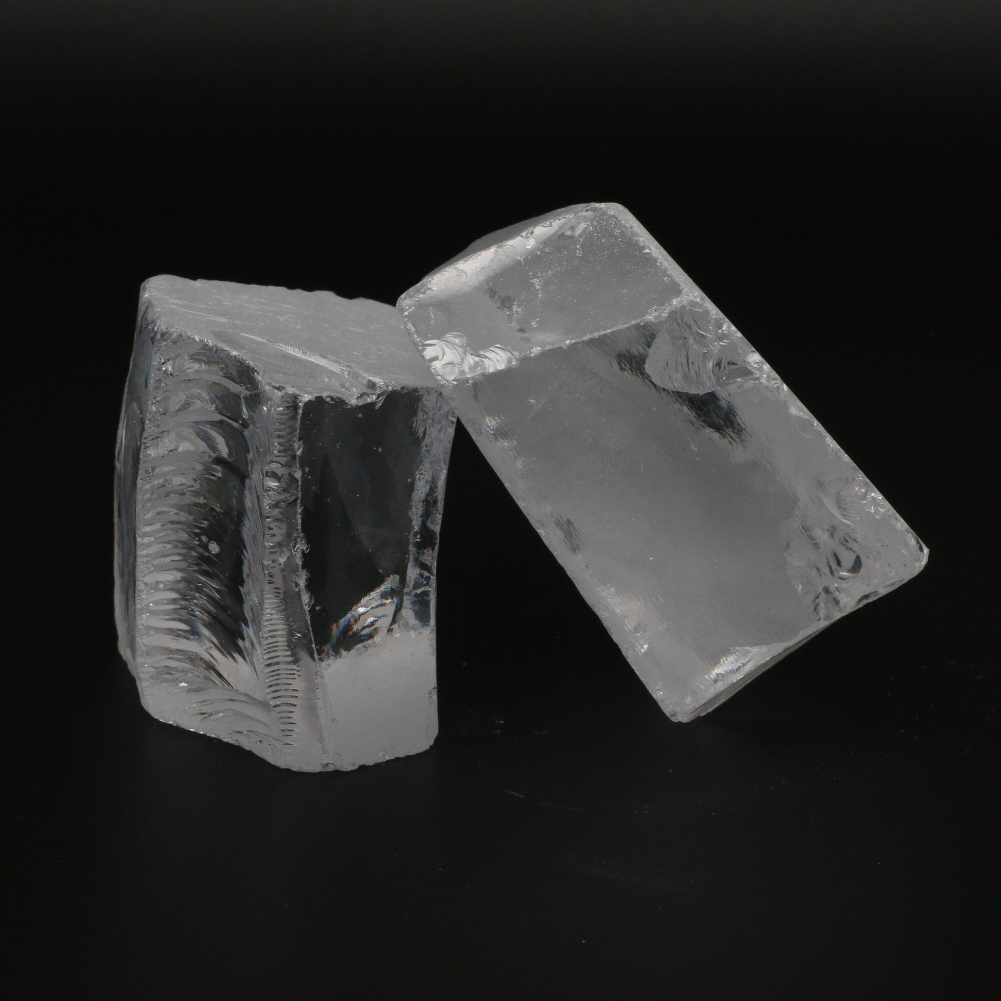 White Cubic Zirconia Faceting Rough for Gem Cutting - Various Sizes : #BEGIN