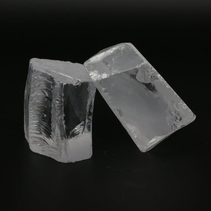 White Cubic Zirconia Faceting Rough for Gem Cutting - Various Sizes : #BEGIN