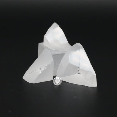 White YAG Faceting Rough for Gem Cutting - Various Sizes #BEGIN