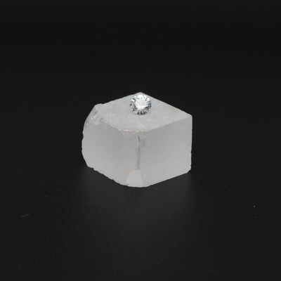 White YAG Faceting Rough for Gem Cutting - Various Sizes #BEGIN