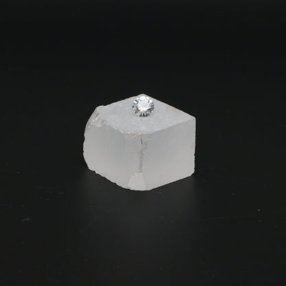 White YAG Faceting Rough for Gem Cutting - Various Sizes #BEGIN