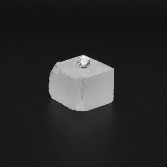 White YAG Faceting Rough for Gem Cutting - Various Sizes #BEGIN