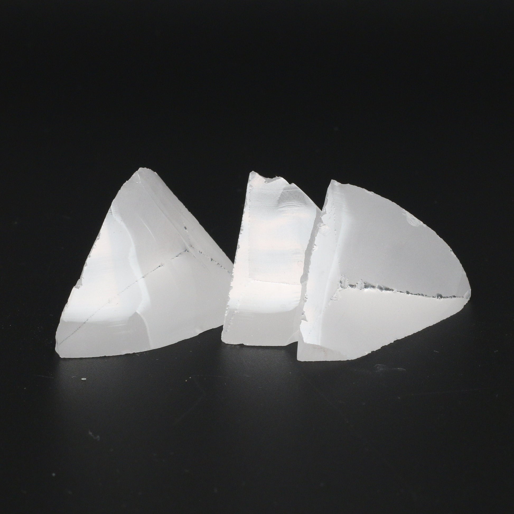 White YAG Faceting Rough for Gem Cutting - Various Sizes #BEGIN