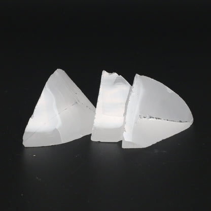 White YAG Faceting Rough for Gem Cutting - Various Sizes #BEGIN