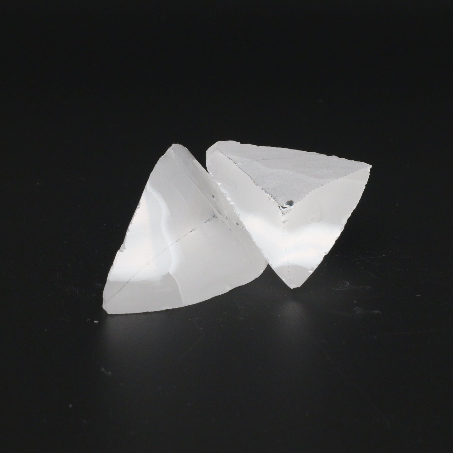 White YAG Faceting Rough for Gem Cutting - Various Sizes #BEGIN