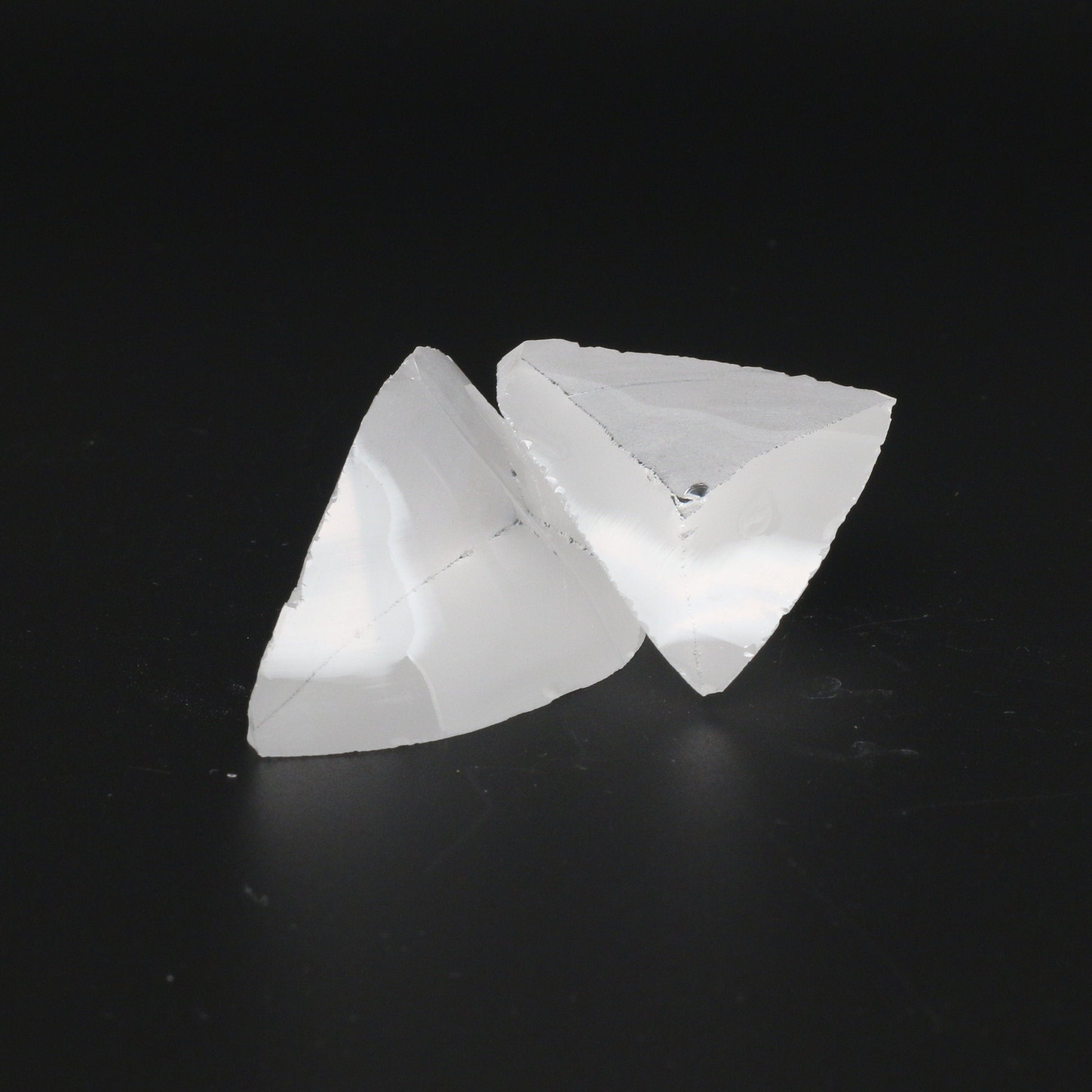 White YAG Faceting Rough for Gem Cutting - Various Sizes #BEGIN