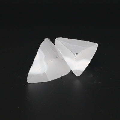 White YAG Faceting Rough for Gem Cutting - Various Sizes #BEGIN