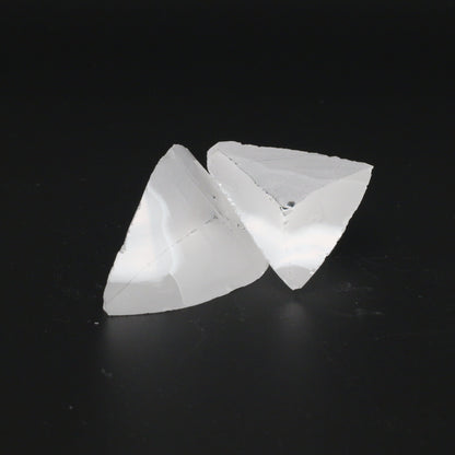 White YAG Faceting Rough for Gem Cutting - Various Sizes #BEGIN