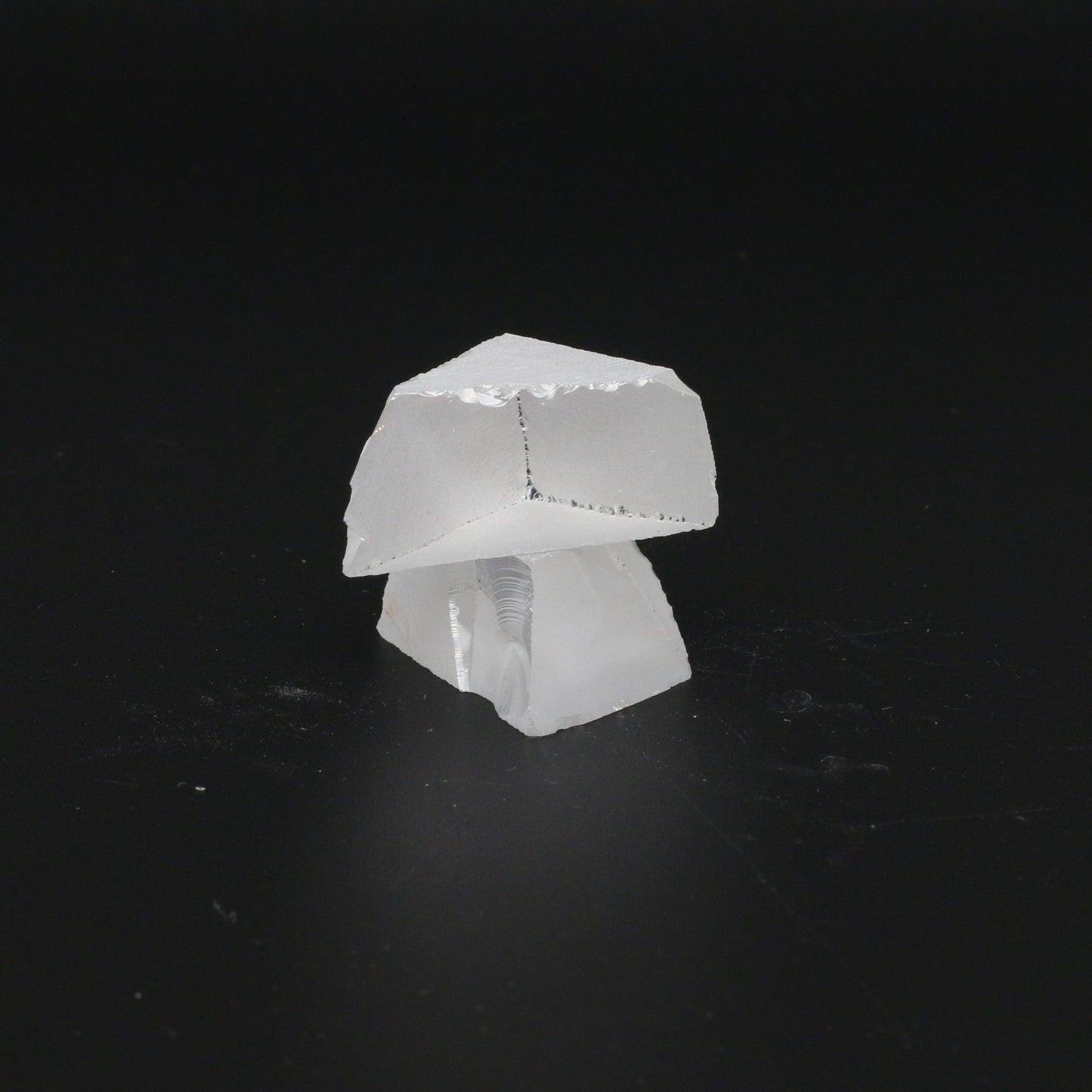 White YAG Faceting Rough for Gem Cutting - Various Sizes #BEGIN
