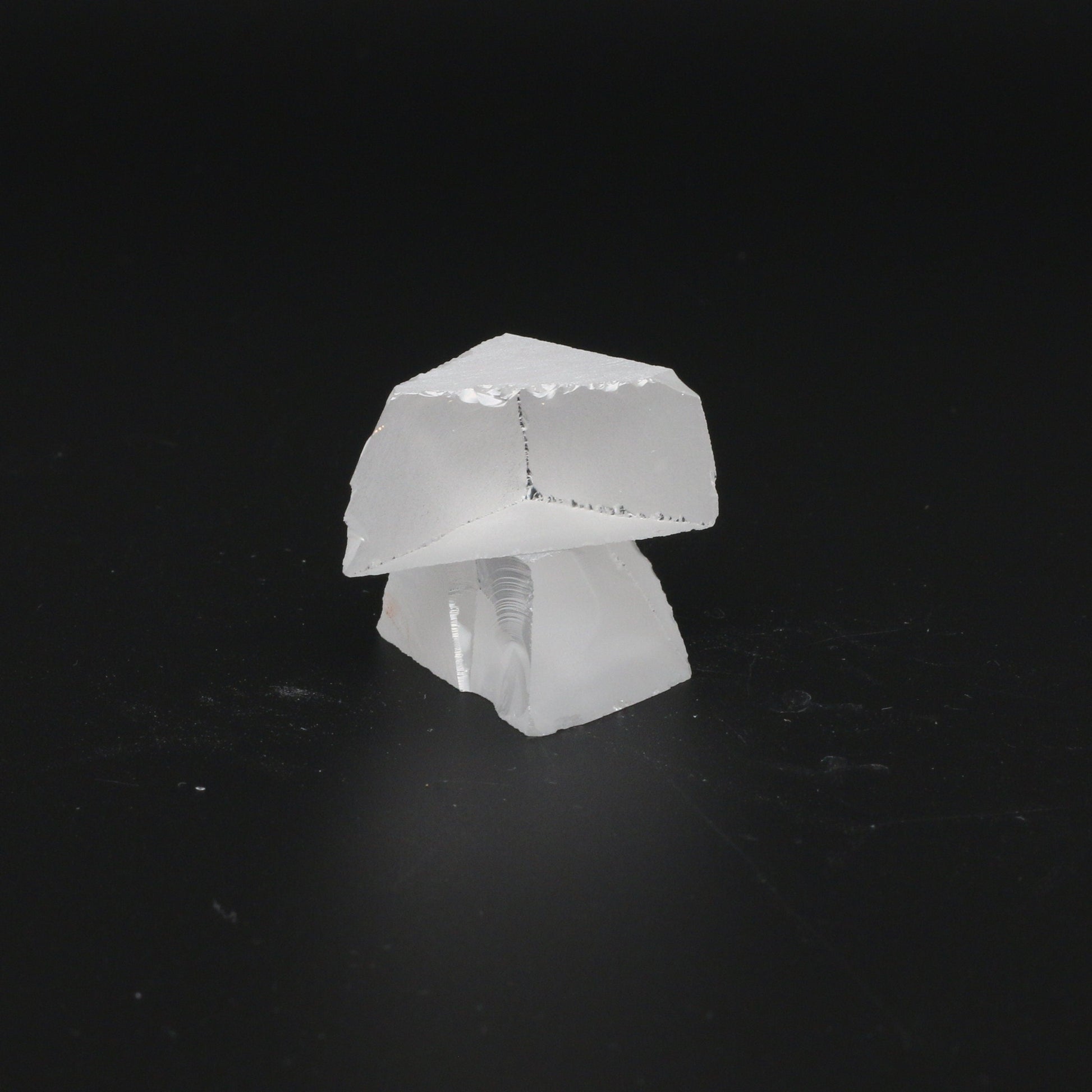White YAG Faceting Rough for Gem Cutting - Various Sizes #BEGIN