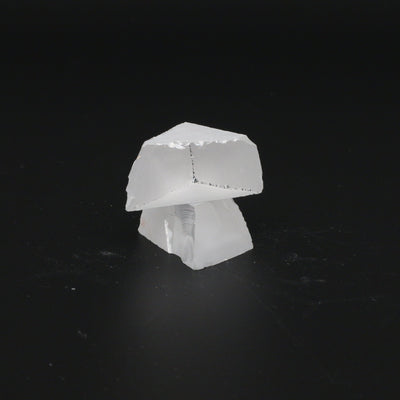 White YAG Faceting Rough for Gem Cutting - Various Sizes #BEGIN