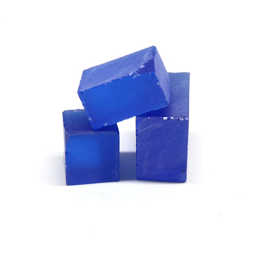 Cobalt Blue Polycrystalline (Ceramic) YAG - Faceting Rough : #BEGIN