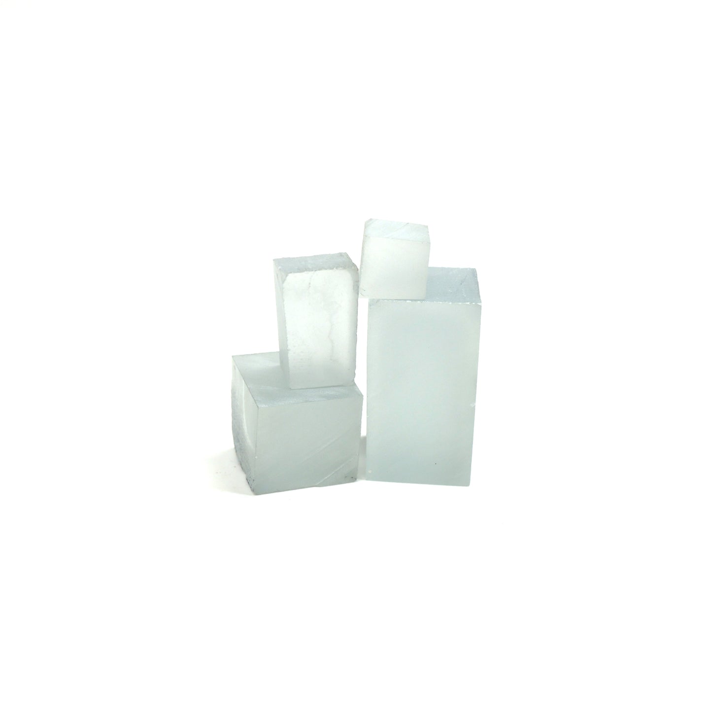 Ice Blue Polycrystalline (Ceramic) YAG - Faceting Rough : #BEGIN