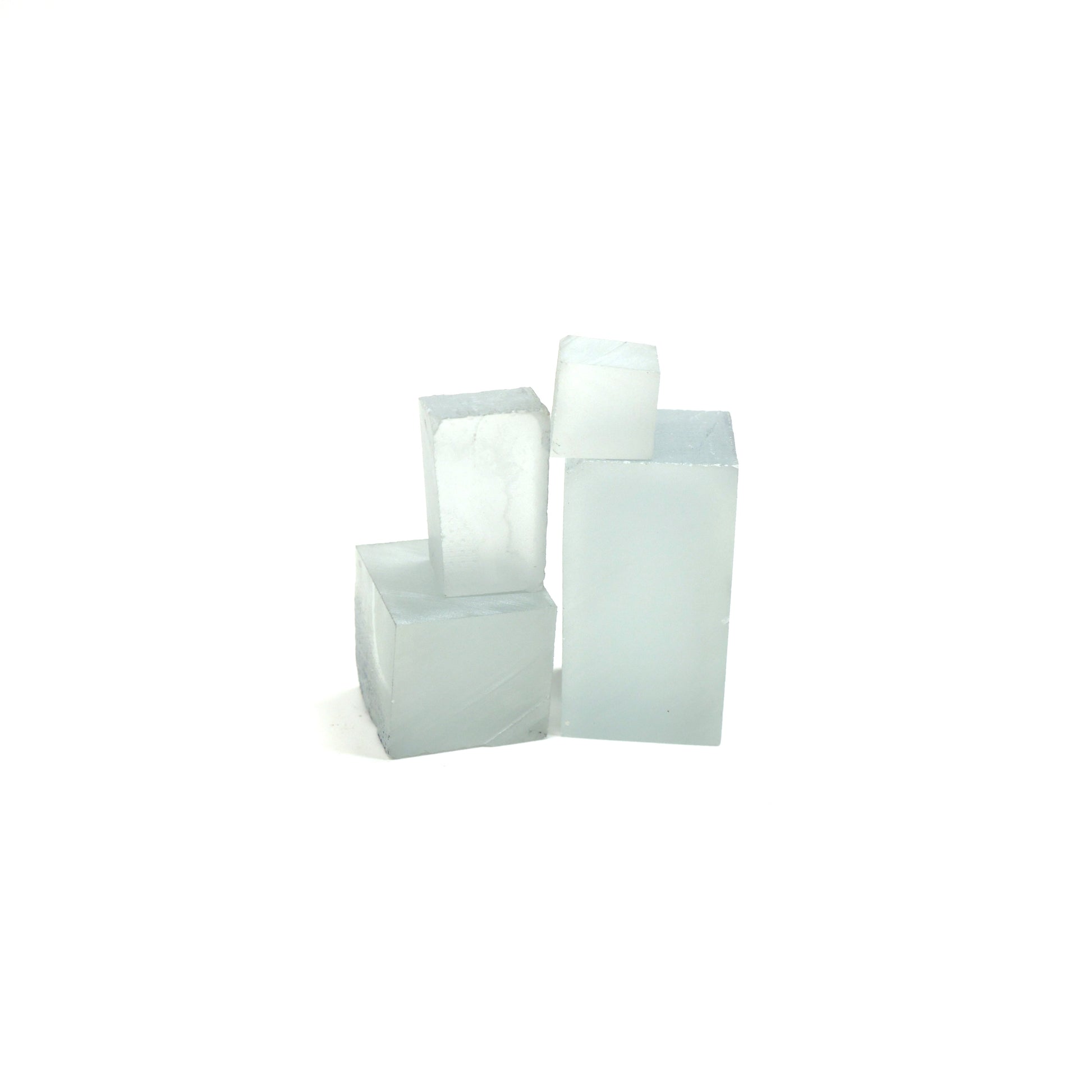 Ice Blue Polycrystalline (Ceramic) YAG - Faceting Rough : #BEGIN