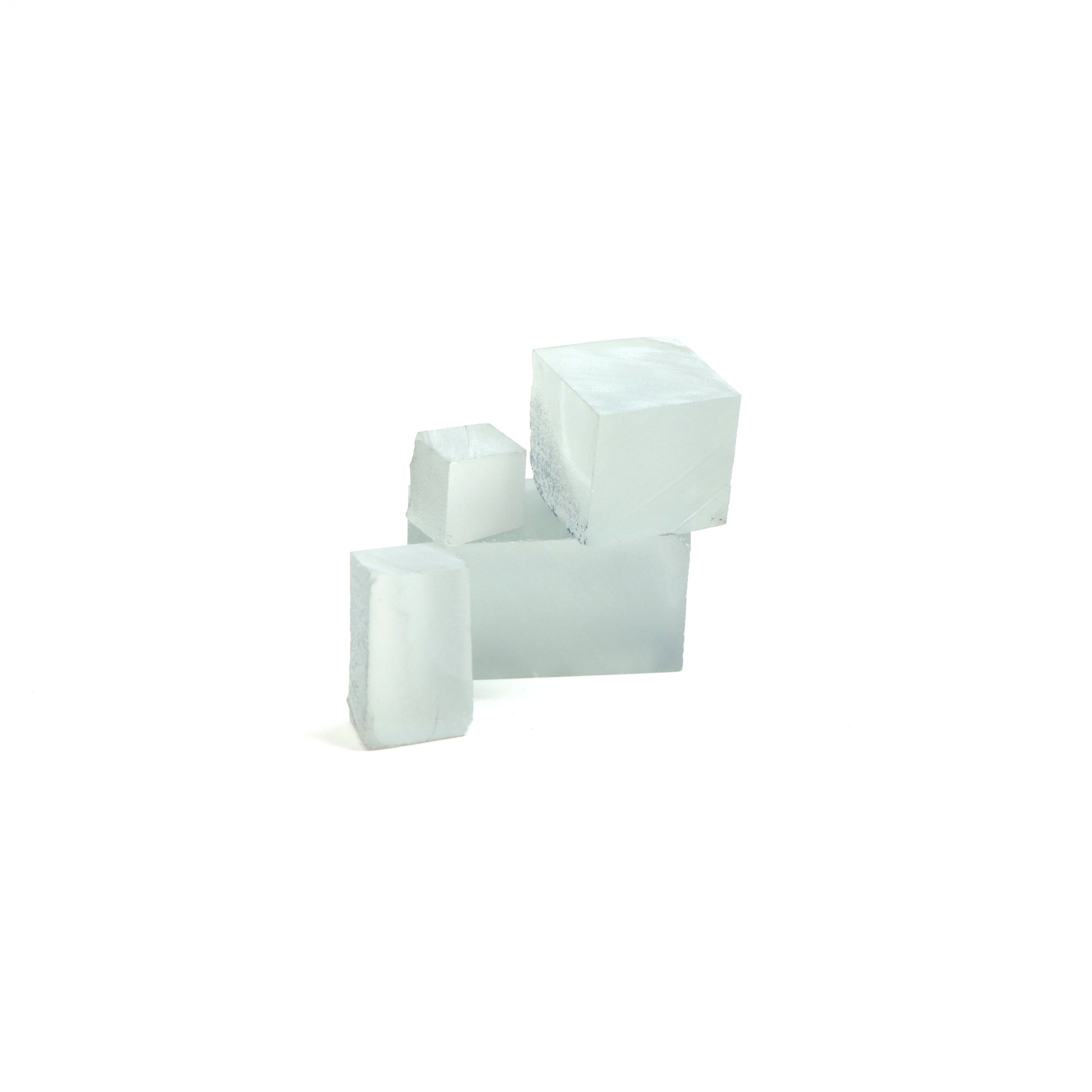 Ice Blue Polycrystalline (Ceramic) YAG - Faceting Rough : #BEGIN