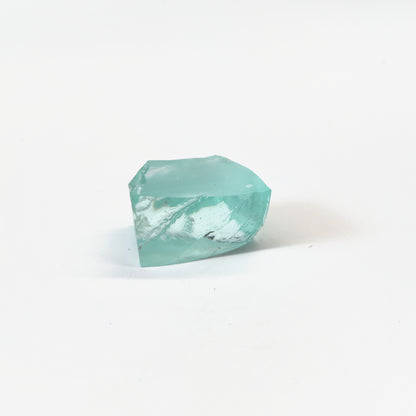 Light Green Aquamarine Colored Garnet YAG Faceting Rough : #BEGIN