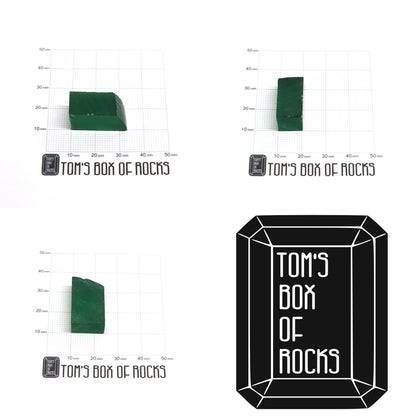 Green Garnet CTH:YAG Faceting Rough for Gem Cutting - Various Sizes