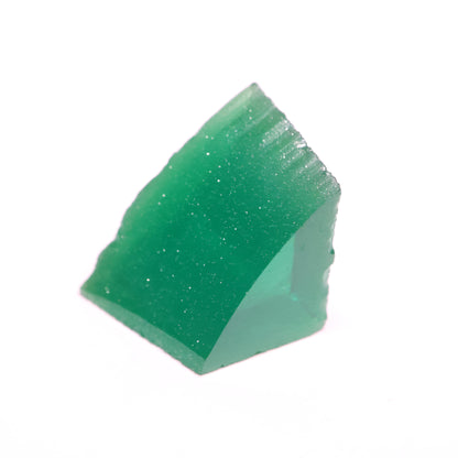 Green Garnet CTH:YAG Faceting Rough for Gem Cutting - Various Sizes