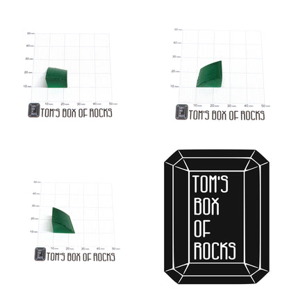 Green Garnet CTH:YAG Faceting Rough for Gem Cutting - Various Sizes