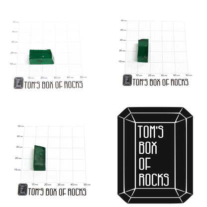 Green Garnet CTH:YAG Faceting Rough for Gem Cutting - Various Sizes