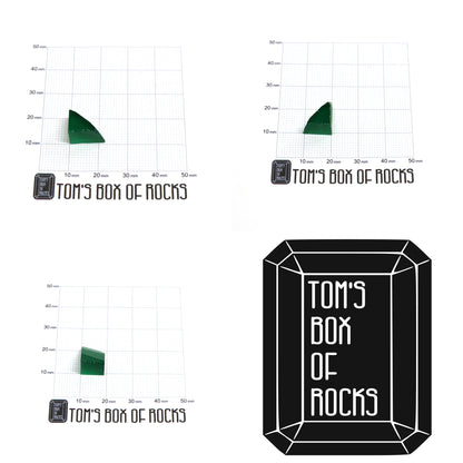 Green Garnet CTH:YAG Faceting Rough for Gem Cutting - Various Sizes