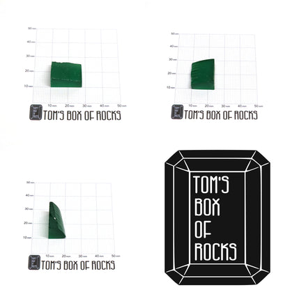 Green Garnet CTH:YAG Faceting Rough for Gem Cutting - Various Sizes