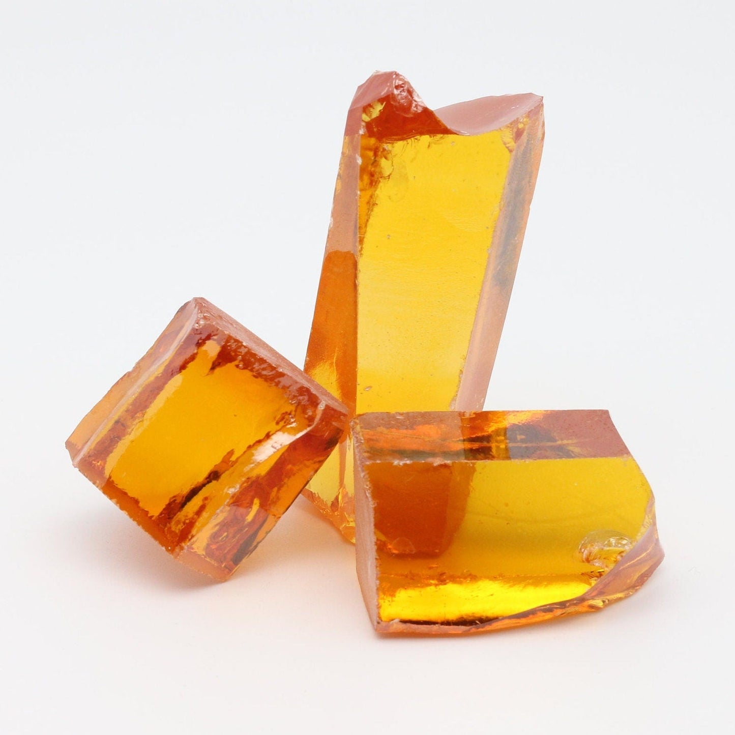 Yellow Cubic Zirconia Faceting Rough for Gem Cutting - Various Sizes #BEGIN